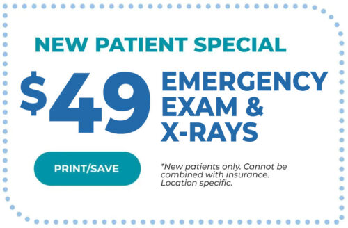 CarolinasDentist-New-Patient-Special-$49 Emergency